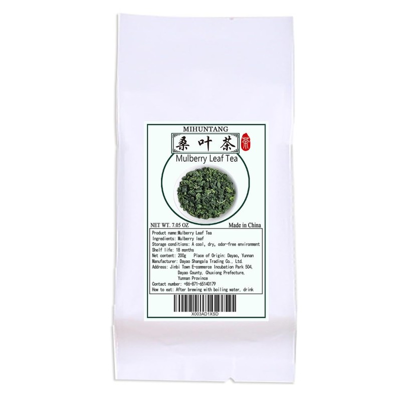 Mulberry leaf tea 7.05 oz -Fried mulberry leaves after frost-Tea