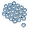 25PCS Set MR115-2RS Blue Metal Rubber Shield Ball Bearings 5*11*4mm