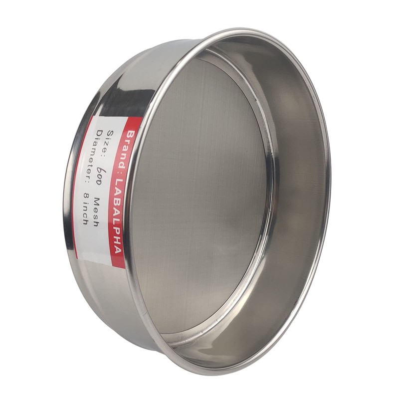 LABALPHA 600 Mesh Lab Sieves, #600 Mesh Test Sieve, 8''