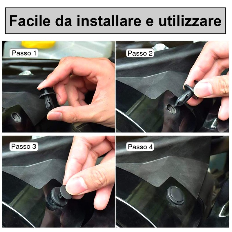 415 Piece Plastic Car Clips Set, 18 Sizes Car Screw