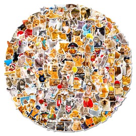 Realistic Cat Stickers for Laptop (200 Pieces), Gift for Children, Teenagers, Adults, Boys, Real Cat Waterproof Vinyl Stickers for Scrapbooking, Skateboard, Car, Luggage