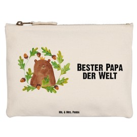 Mr. & Mrs. Panda Makeup Pencil Case M Make-Up Bag Bear King Design White