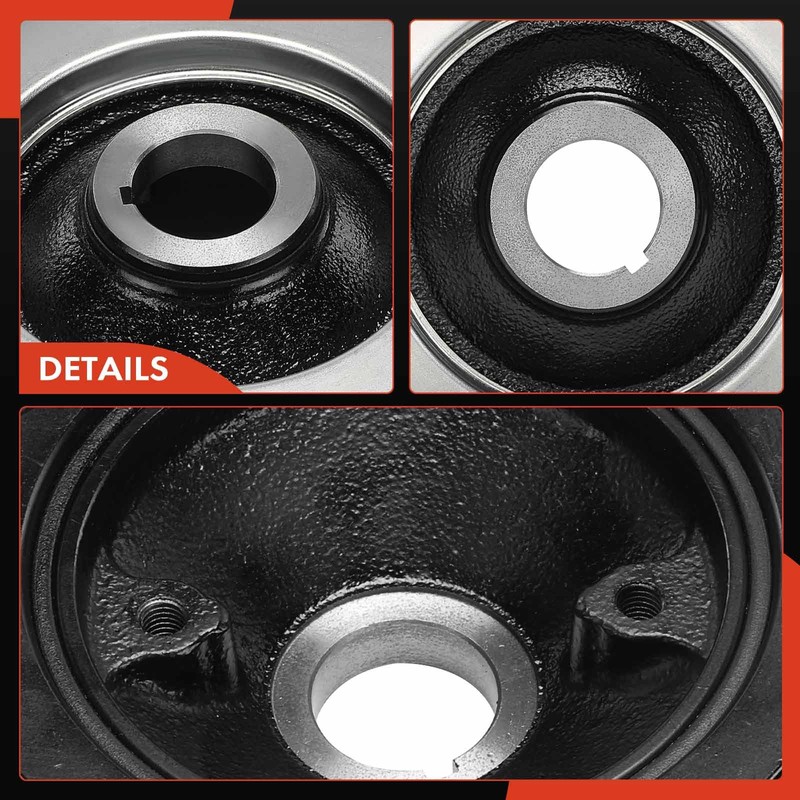 A-Premium Engine Harmonic Balancer Crankshaft Pulley Compatible with Ford Probe