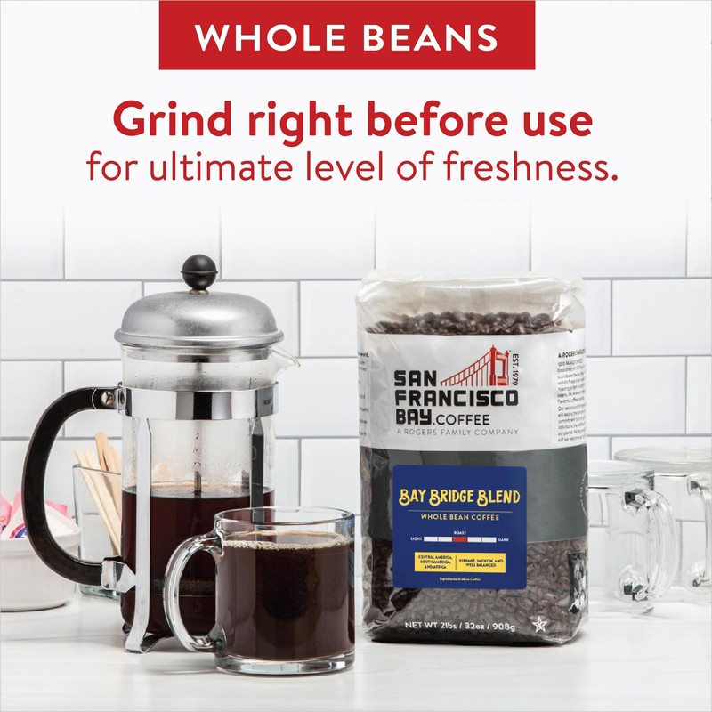 San Francisco Bay Whole Bean Coffee – Bay Bridge Blend