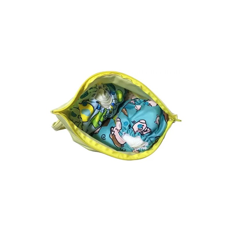 Bolsa Impermeable Wetbag Dos Cierres Para Pañal De Tela