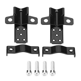Hlyjoon Black Stylish Metal Motorcycle Frame Foot Pegs Pedals Motorcycle Accessories Fit for Motorcycle