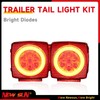 NEW SUN Complete 12V LED Trailer Light Kit, Submersible Tail