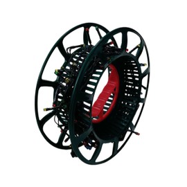 PMS Christmas string lights storage wheel - christmas light holder - wind up reel - cable storage organiser - christmas string lights reel- tangle free tree light cradle.