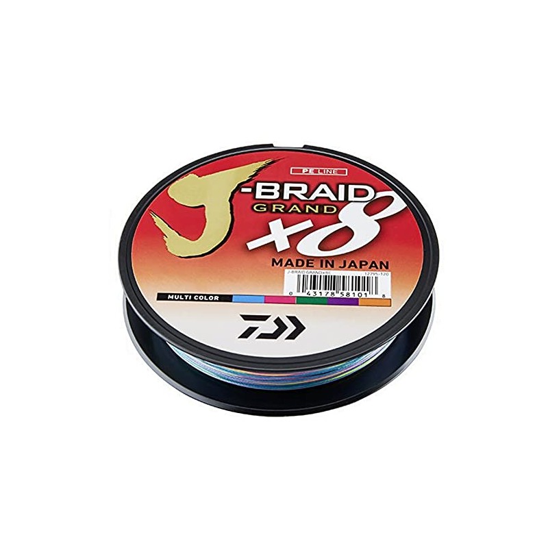 New Daiwa J-Braid Grand X8 28lb / 0.18mm dia /