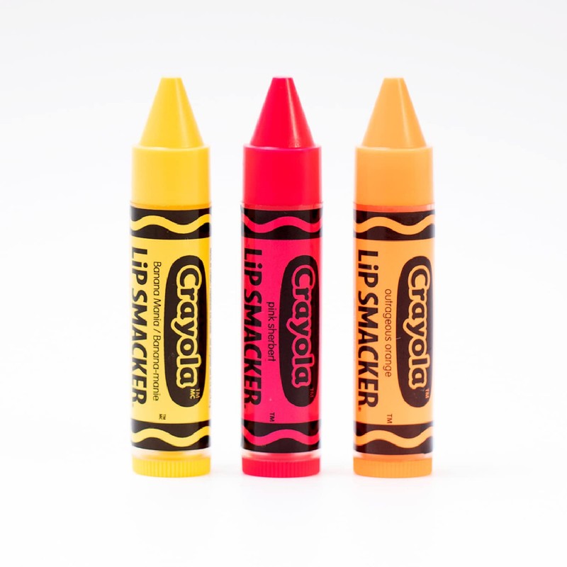 Lip Smacker Crayola Crayon Flavored Lip Balm - Moisturizing, Soothing