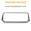 Inner Fairing Dashboard Trim Kit - PSLER Fiber Stereo Speedometer