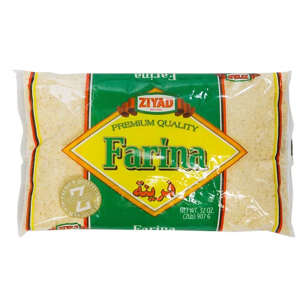 Ziyad Farina, Wheat Cereal, All-Natural, High in Fiber, No Cholesterol, No Salt 32oz