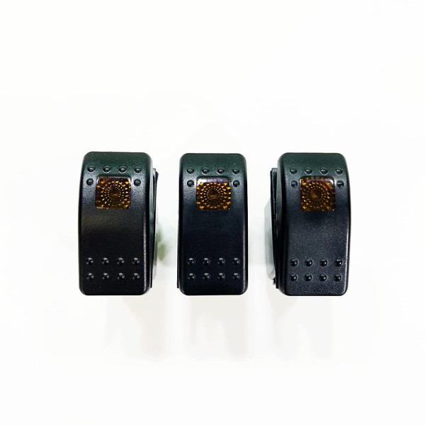 50 Caliber Racing LED Lighted On/Off Rocker Switch Pack Waterproof