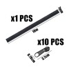 JTMKYO 1 Roll of 10-Yard Nylon Zipper, Equipped with 20