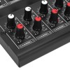 Portable Multifunctional FiveChannel Stereo Audio Sound Mixer Compact
