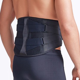 ADORNEST-Back Brace for Lower Back Pain, Lumbar Support Belt with Intergrated＆Removable Support Plate, Removable Lumbar Pad,Double-layer Breathable Knit Material，Heightened Waist Design- For Men＆Women-For Home & Lifting At Work-M