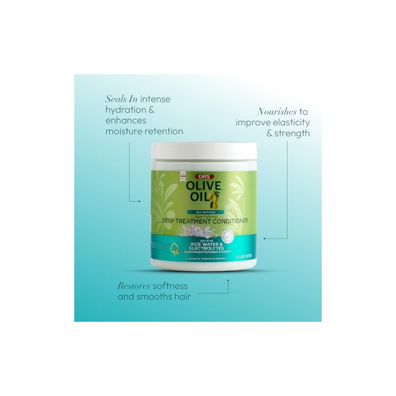 ORS Olive Oil Max Moisture Super Softening Deep Treatment Conditioner