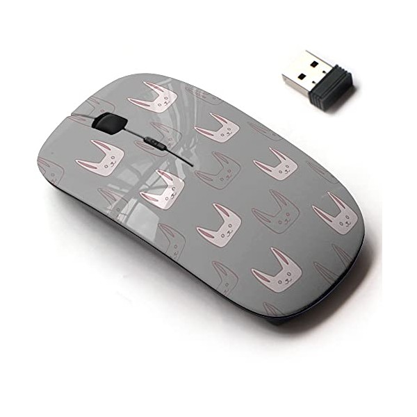 2.4G Wireless Mouse with Cute Pattern Design for All Laptops