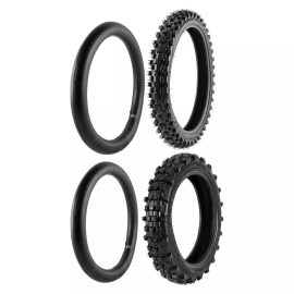 Unbranded 2.50-17 70/100-17 90/100-14 Tire & Tube Combo Motocross CR80 CR85 YZ85 KX85 RM85