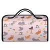Foldable Cosmetic Bag for Women, Hanging Roll Up Makeup Bag,