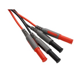 kenable Multimeter 10A 4mm Insulated High Flex Test Leads Red & Black 1.2m [1.2 metres]