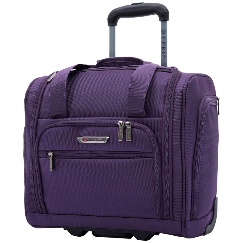 TPRC 15" Smart Under Seat Carry-On Luggage with USB Charging