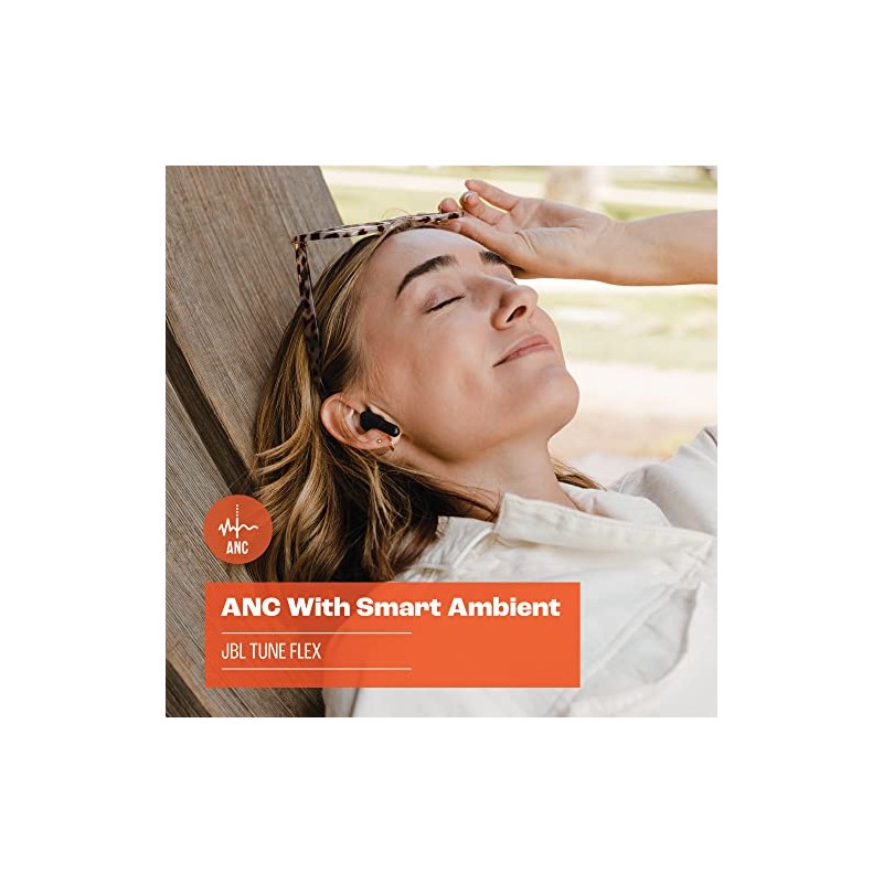 JBL Tune Flex Audífonos Inalámbricos Bluetooth, Drivers 12mm, Reproducción 32