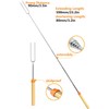 DIKER Barbecue Skewers Telescopic Marshmallow Stick Bread Sticks Roasting Sticks