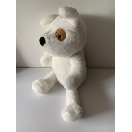 Weighted stuffed animal -dog- 4 lbs plush - large washable weighted buddy, bulldog