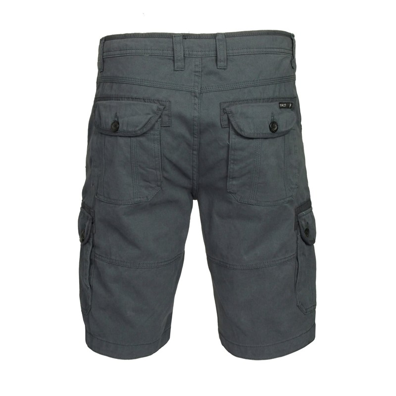 Xact Mens Canvas Cargo Shorts (Navy) 32