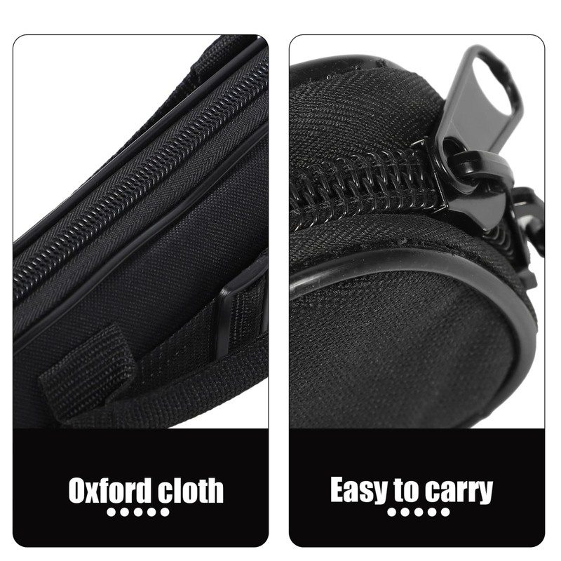 SUPVOX Linen Organizer Flute Case Cover Black Cloth Carrying Case