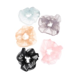 Healvian 5pcs Elegant Fabric Hair Ties Hair Rope for Women Versatile Elastic Rings for Curly Loose Fashion Accessories for Daily Wear