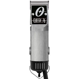 Oster Classic 76 Professional Hair Clipper – Pro Salon Brushed Aluminum Finish