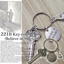 221B Key Holder Sherlock Holmes Sherlock Holmes Goods