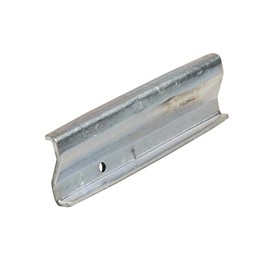 Rectangular Hangrail Splicer to Connect Two 1.5" x .5" Retail Rectangle Tubes, Zinc, 10 Pack