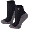 Dr. Motion Compression Quarter Socks For Women With Enhanced Cushion
