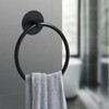 Stainless Steel Towel Ring, GLADFRESIT Wall Mounted Bathroom Towel Rack