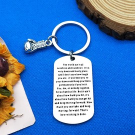 Boxing Gifts Boxer Keyring Keychain Sports Gift Encouragement Keyring Motivational Gifts Fitness Gifts Boxer Lover Gift Boxer Fan Gift Inspirational Keyring Gifts for Men Boys Boxer Coach