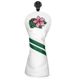 White and Green Style Hybrid Headcover Golf Club Head Covers Rotatable Golf Hybrid Resuce Cover with ID Tag #2 3 4 5 6 Ut fits for All Brand