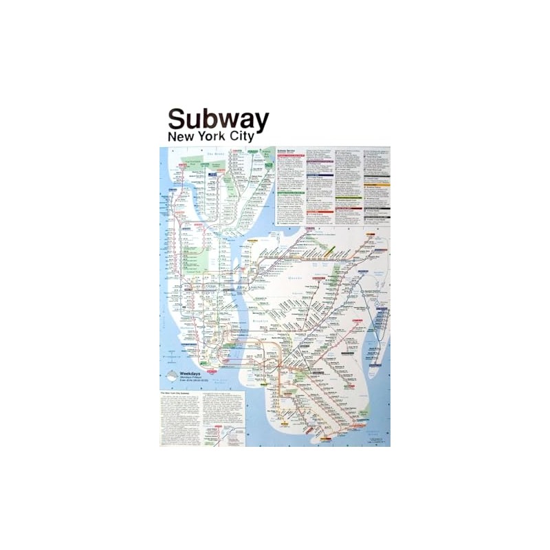 JOHN TAURANAC New York Subway Map