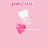 Heart Shaped Latex Balloons 12 Inch Valentines Balloons Birthday Propose