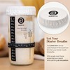 ABIOTO Sourdough Jar Kit, Includes 24 oz Sourdough Starter Jar