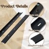 Blulu 2 Pcs 24" L X 2" W C Channel