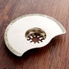 Segment Semicircle Saw Blade 88mm Multitool Diamond Oscillating Cutting Tool
