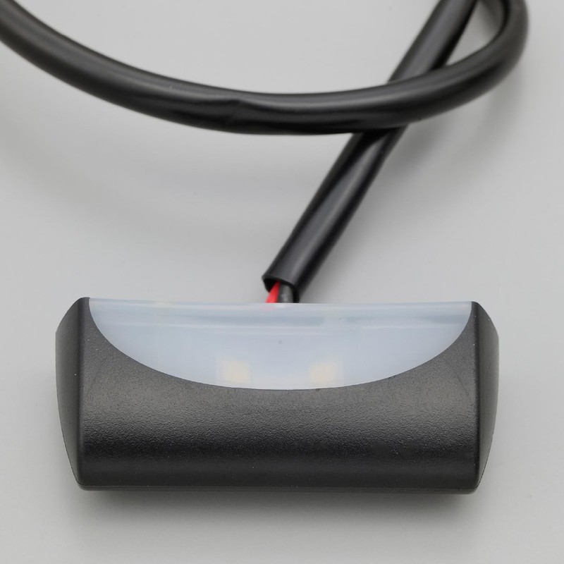 Daytona 24481 License Plate Light for Motorcycles, E-Mark Acquired, LED
