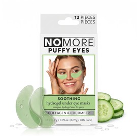 Danielle Creations - Máscaras antihinchadas Debajo de los Ojos no más hidrogel para ojeras con colágeno y Pepino, 6 Pares                             
