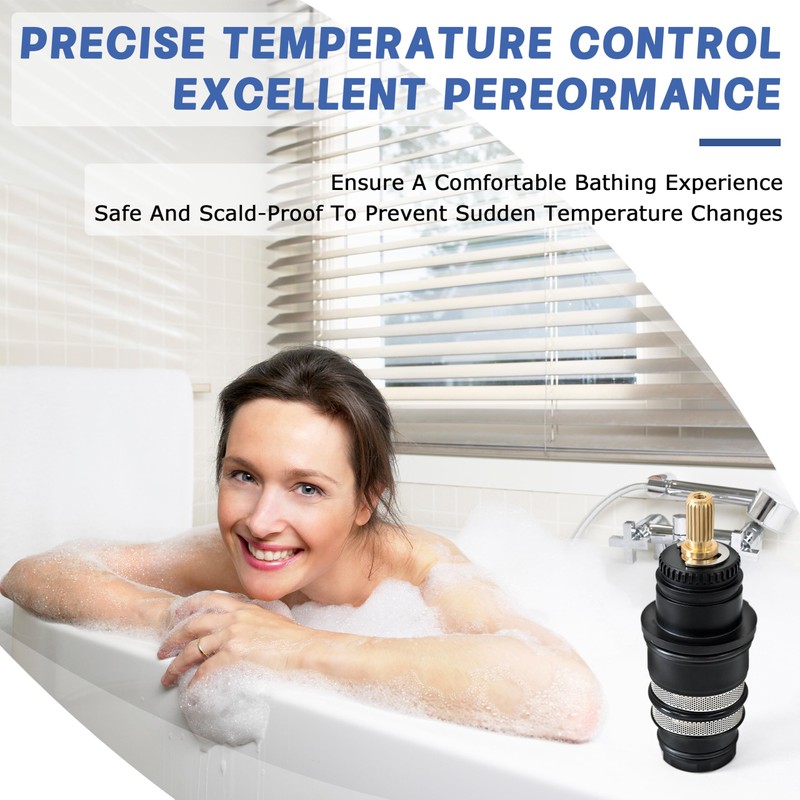 98282000 Temperature Control Unit with Brass Shaft and Advanced Electroplated