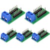 PENGLIN Pack of 5 2 x 6 Position Terminal Block