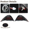 KAMDKI A Pair Smoke Black Tail Light Fit for 2006