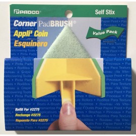 Padco 2-Pad Refill Value Pack x 3 for Corner Pad Brush Painting Tool #2276 - NEW